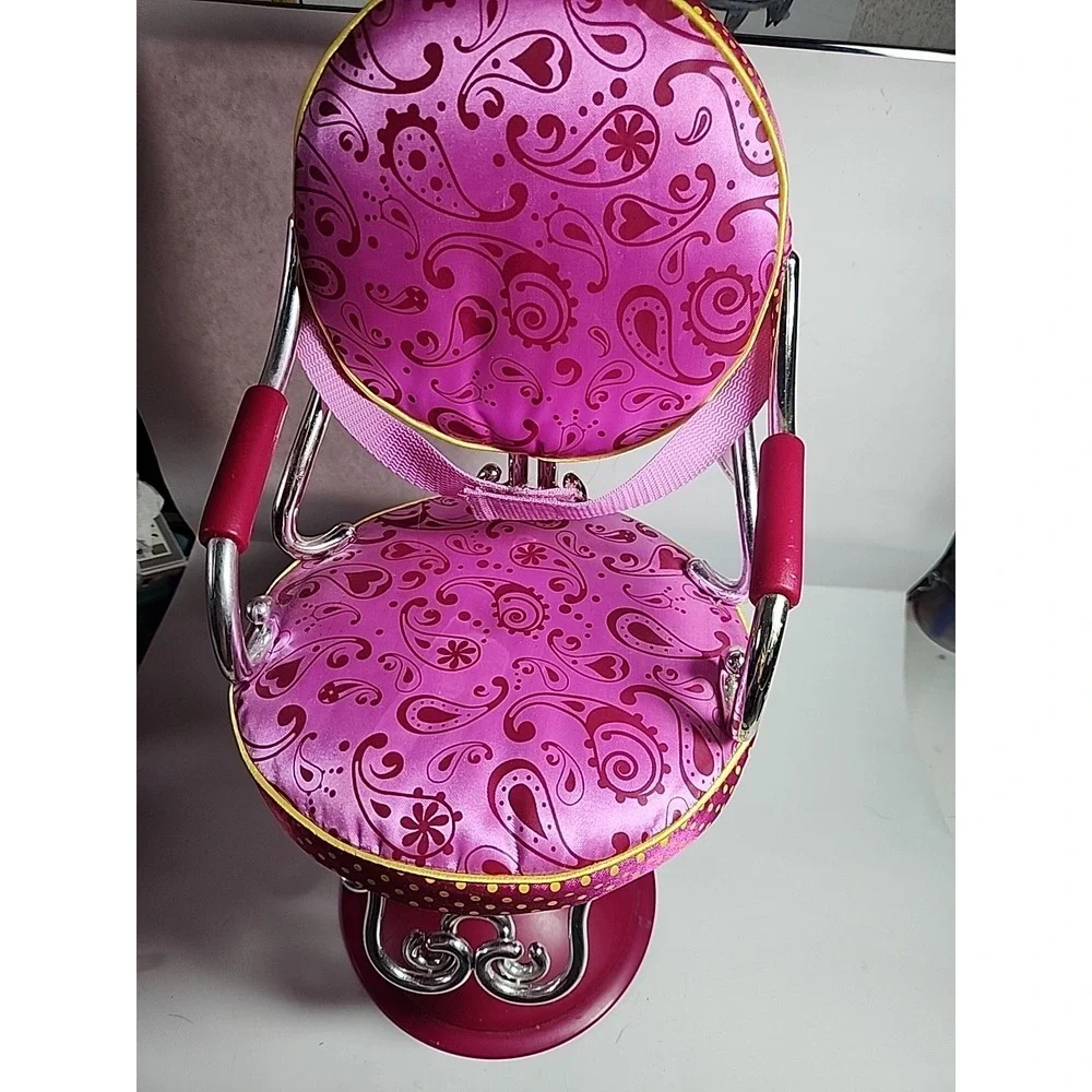 Our Generation Salon Chair Fits‎ American Girl Doll Sitting Pretty Hearts